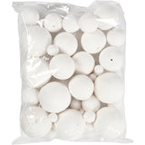 Creativ Company Cotton Balls White, 42st.