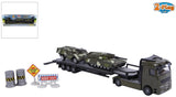 Transporteur militaire 2 jeux + chars 24cm