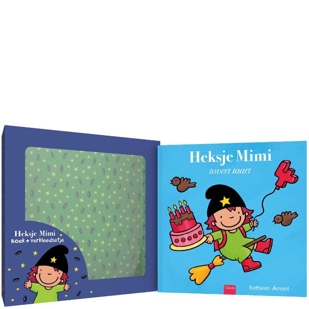Heksje mimi boek + verkleedsetje 4+