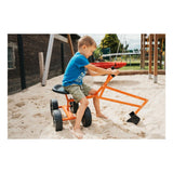 Petit pied - excavateur avec roues