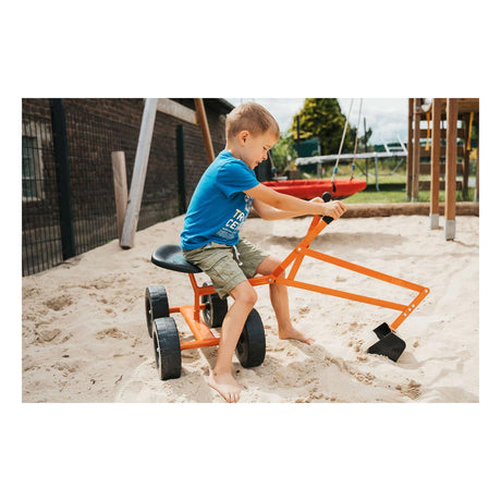 Petit pied - excavateur avec roues