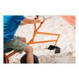 Petit pied - excavateur avec roues