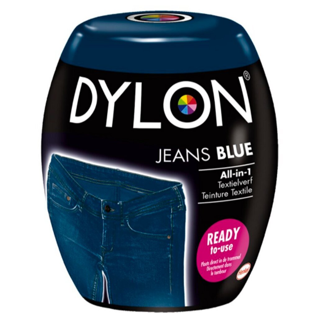 Jeans de pintura textil de cera de dylon dylon azul 350 gr.