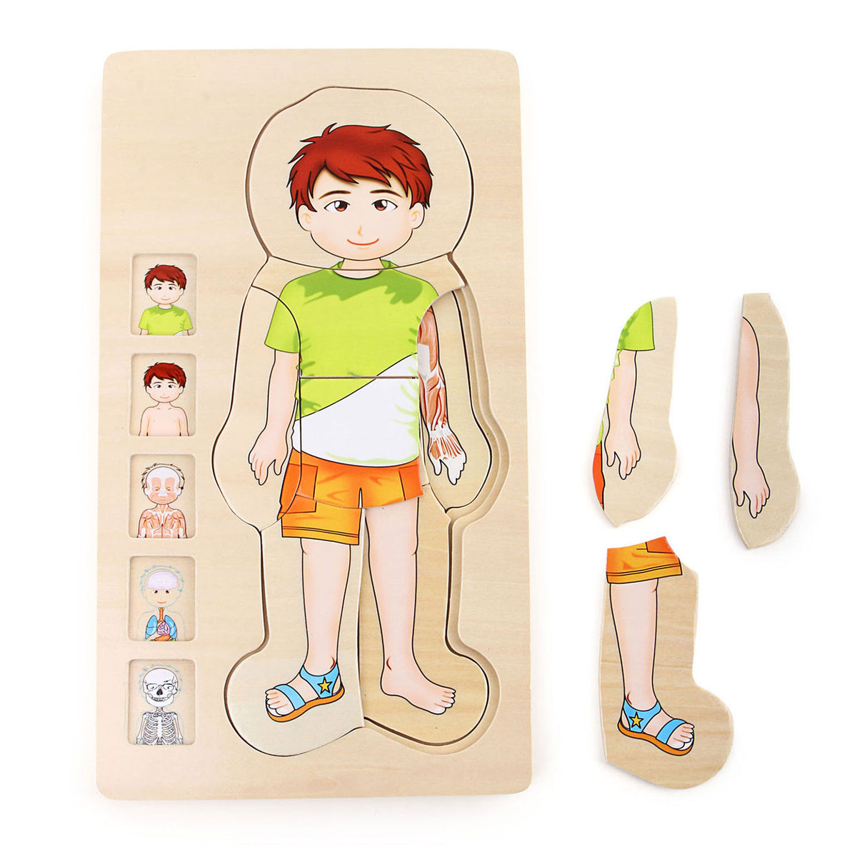 Small Foot Wood Body Puzzle Boy, 29st.