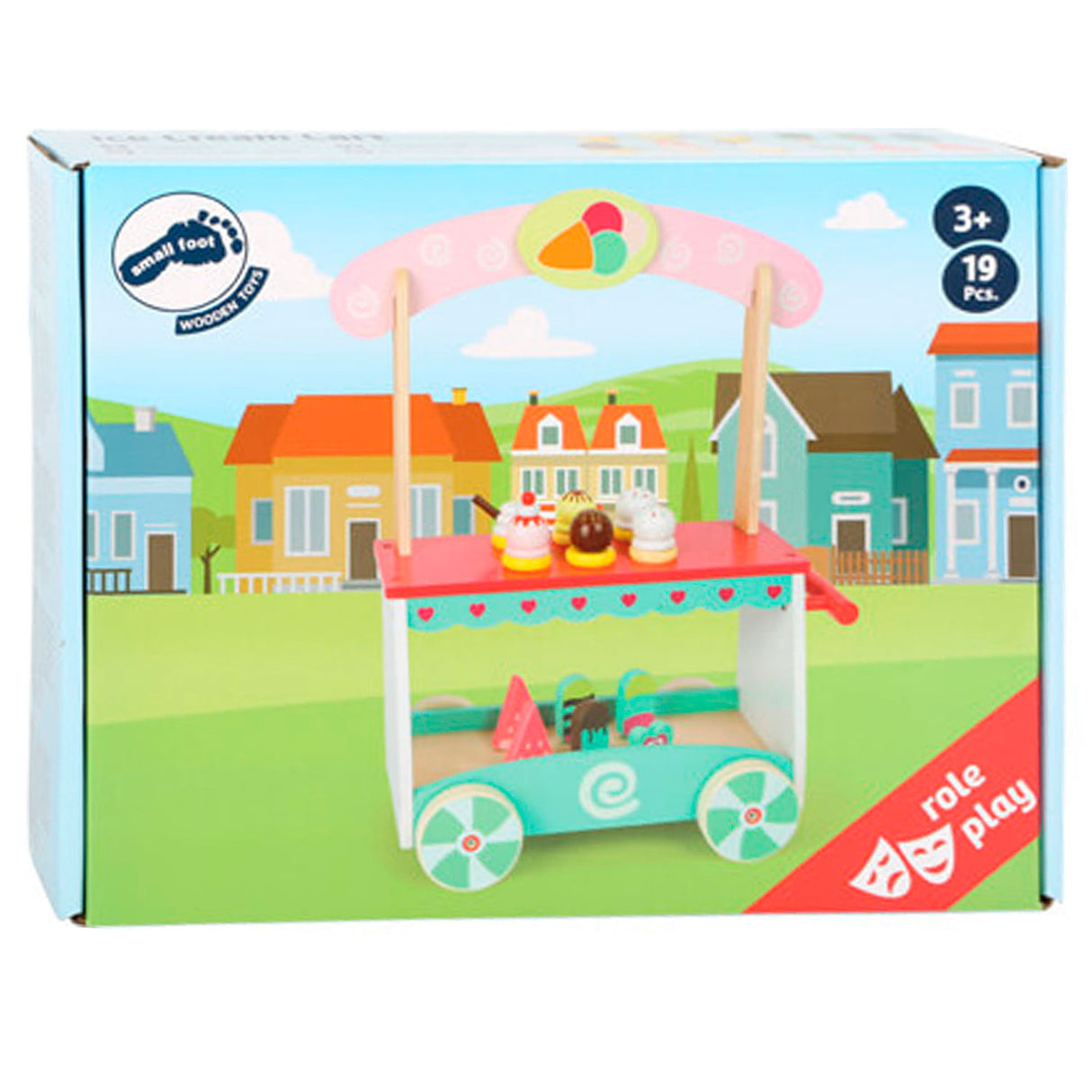 Small foot - chariot à glace en bois avec accessoires