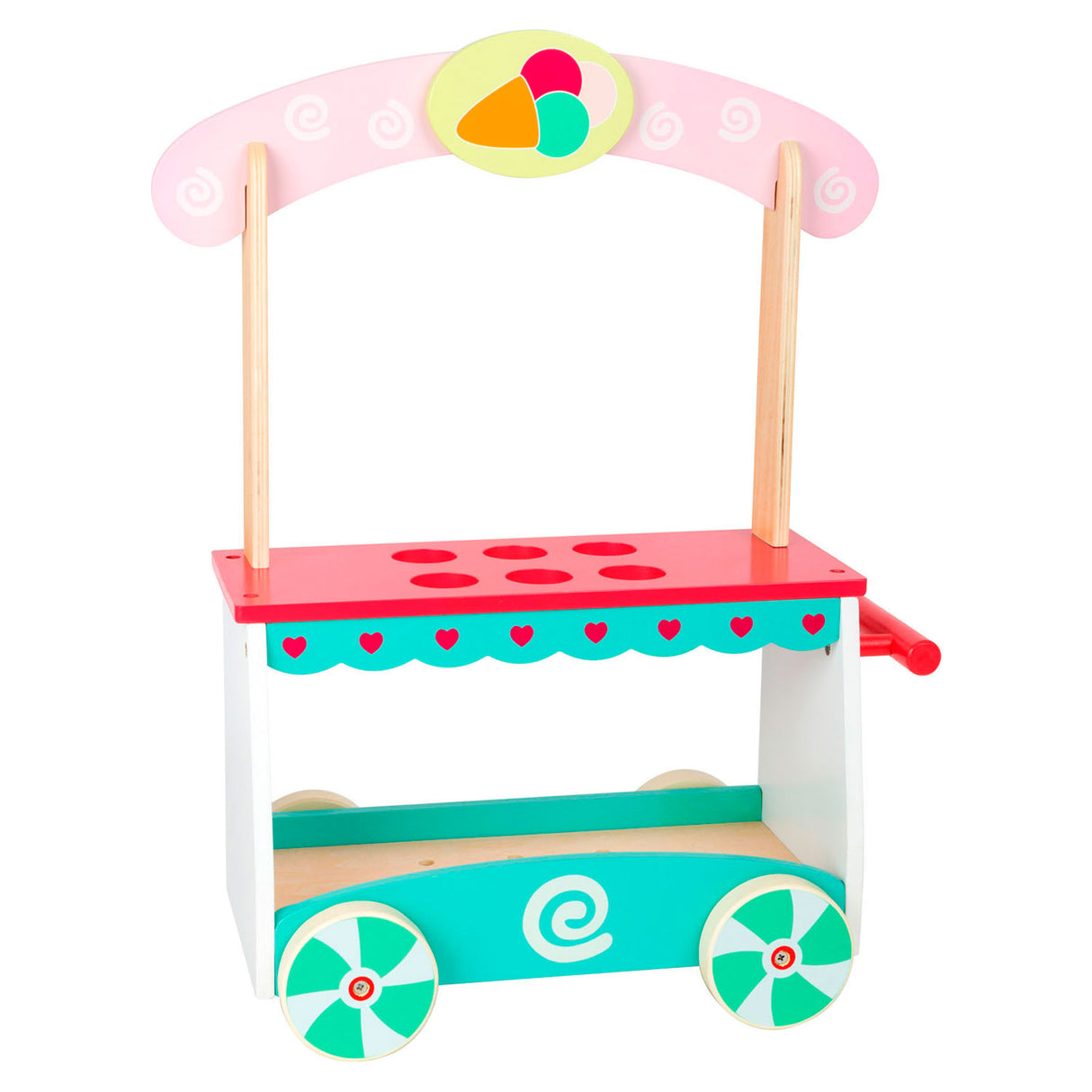 Small foot - chariot à glace en bois avec accessoires