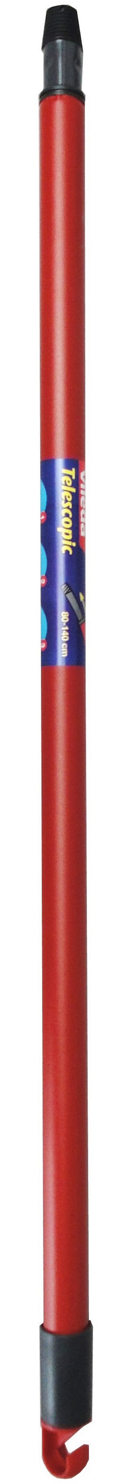 Manche télescopique Vileda 80-140cm avec crochet de suspension et pas de vis