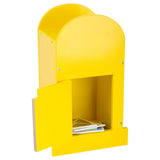 Small foot wooden letterbox with accessories