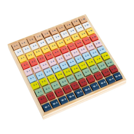 Petit pied - temps de calcul en bois couleur, 82dlg.