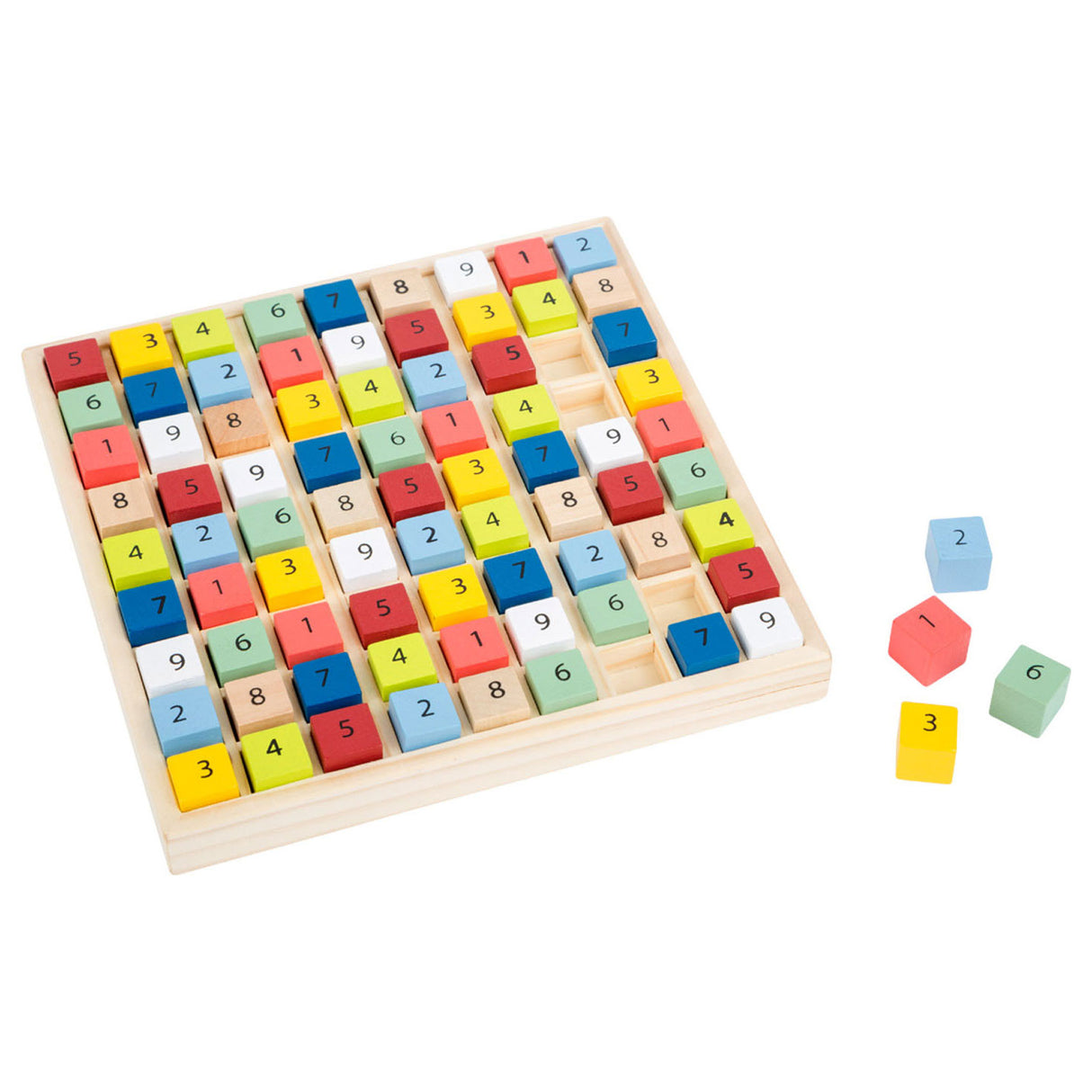 Small foot wooden saudoku game color, 82dlg.