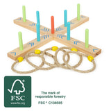 Petit pied - jeu de sonnettes en bois actif