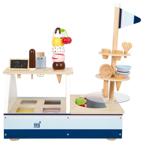 Small foot - stand de glaces en bois, 21 pcs.