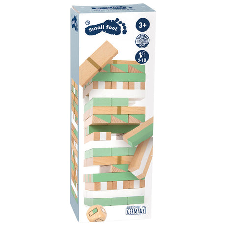 Small foot - jeu de tour bancale en bois édition or