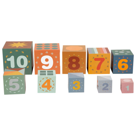 Small foot - blocs à empiler safari en carton, 10 pcs.