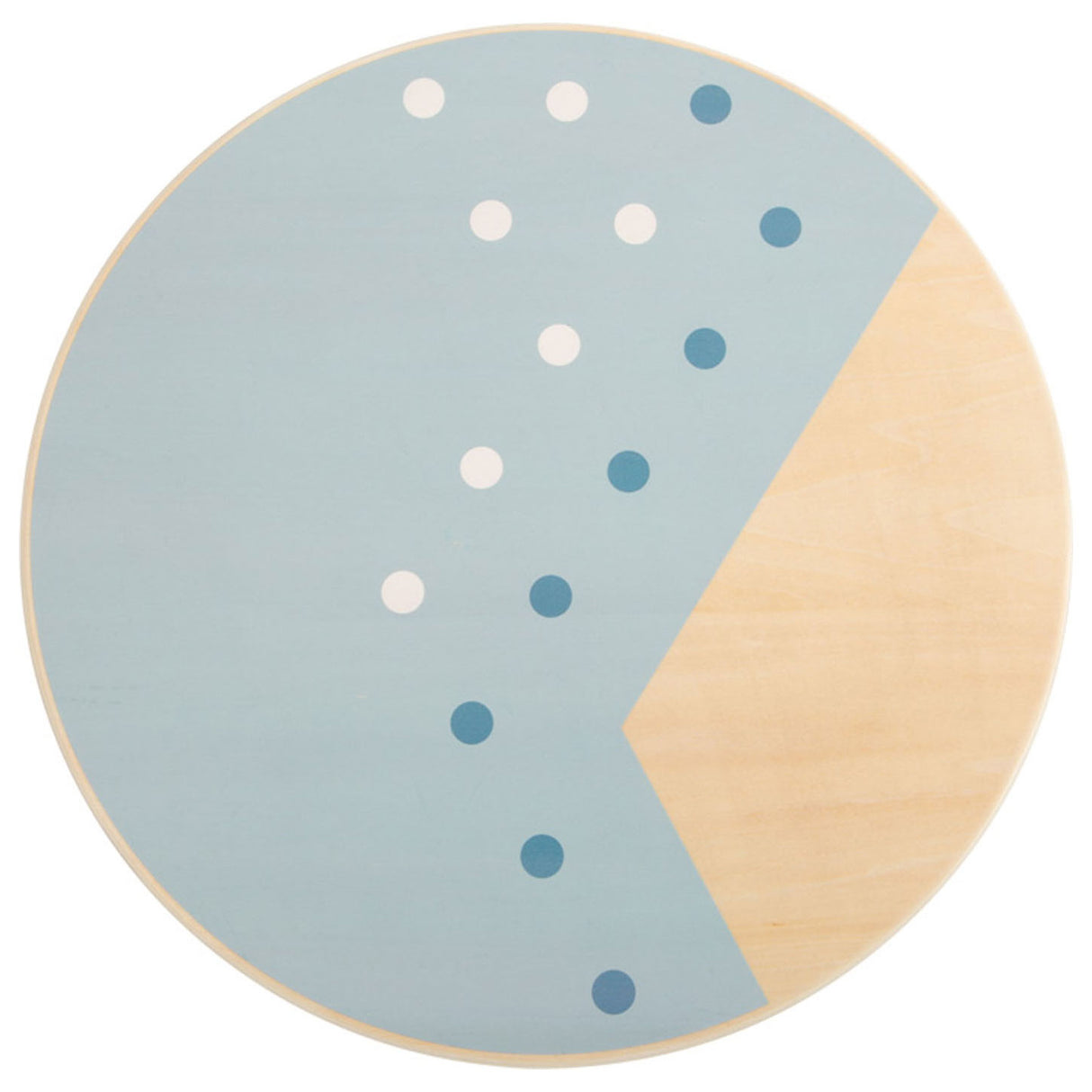 Petit pied - Balance en bois Bleu bleu