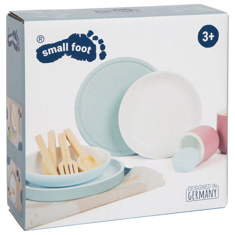 Petit pied - Coberies en bois avec tapis de lieux, 18dlg.