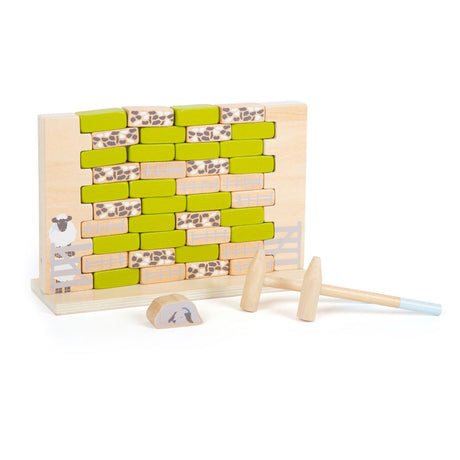 Small foot - jeu de mur oscillant en bois