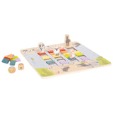 Small foot - Pont à jeux en bois traversant les animaux