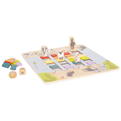 Small foot - Pont à jeux en bois traversant les animaux