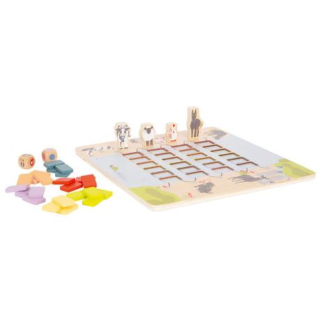 Small foot - Pont à jeux en bois traversant les animaux