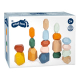 Small foot - blocs d'équilibre en bois safari, 18 pcs.