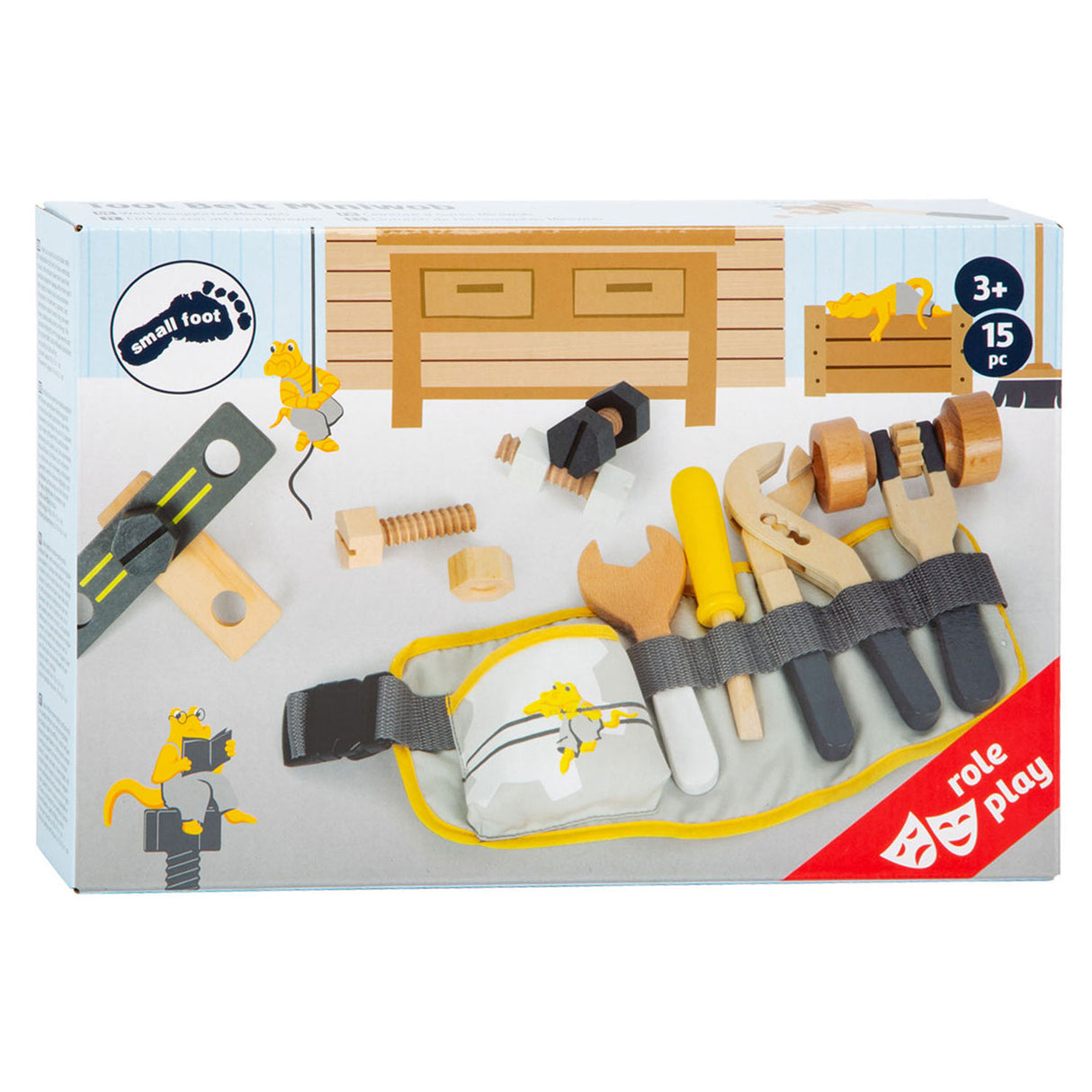 Small foot - ceinture à outils avec outils en bois miniwob