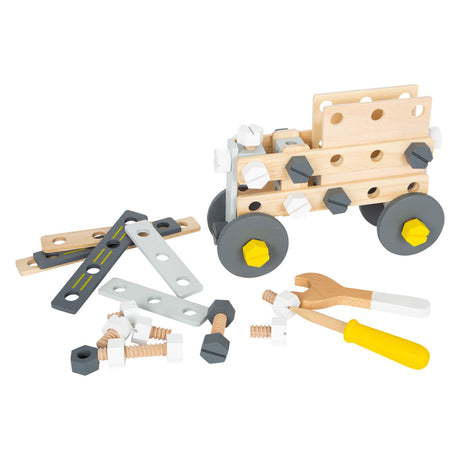 Small foot - jeu de construction en bois miniwob, 67 pièces.