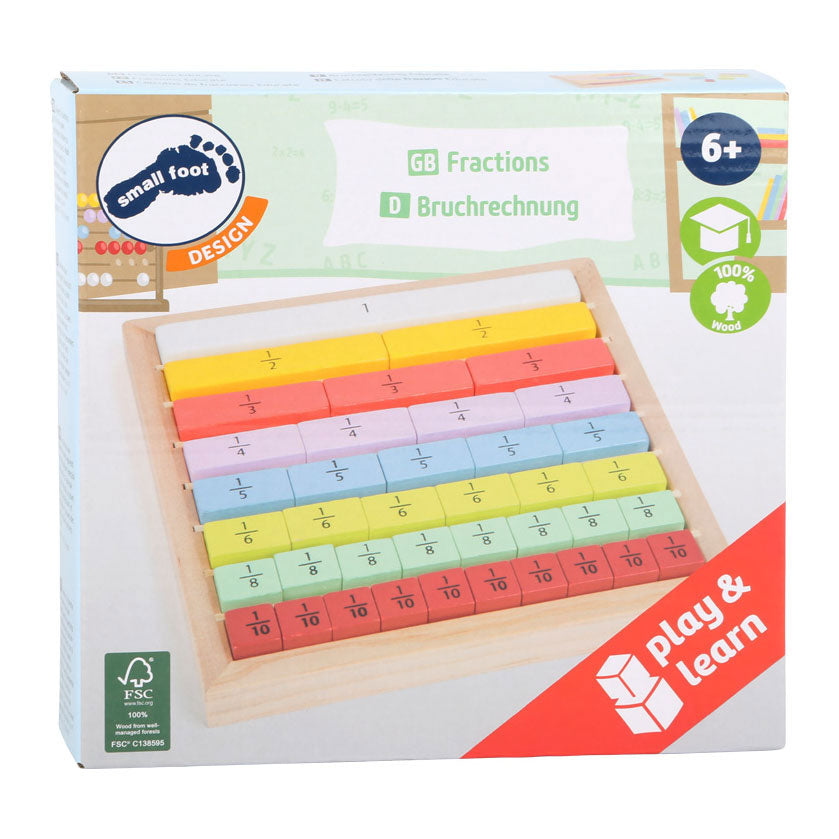 Petit pied - blocs de bois fracturés