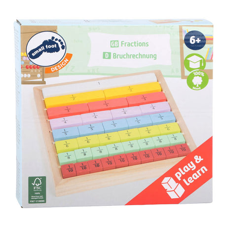 Petit pied - blocs de bois fracturés