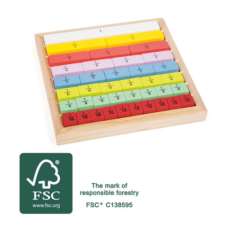 Petit pied - blocs de bois fracturés