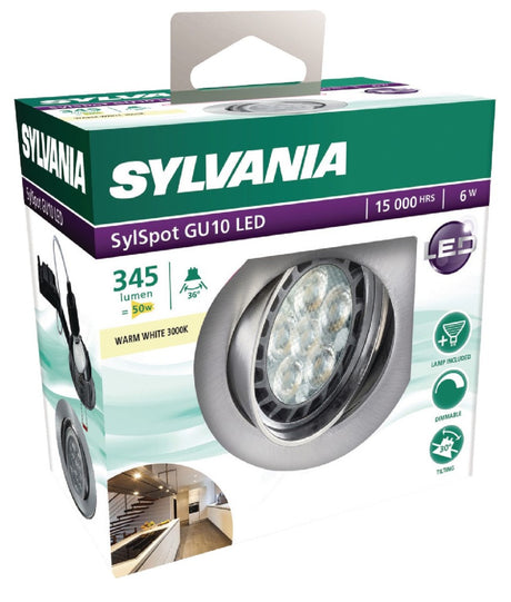 Sylvania syl-0053381 spot led 6 w 3000 k 345 lm