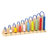 Small foot wooden abacus