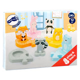 Small foot - puzzle en forme d'animaux en bois