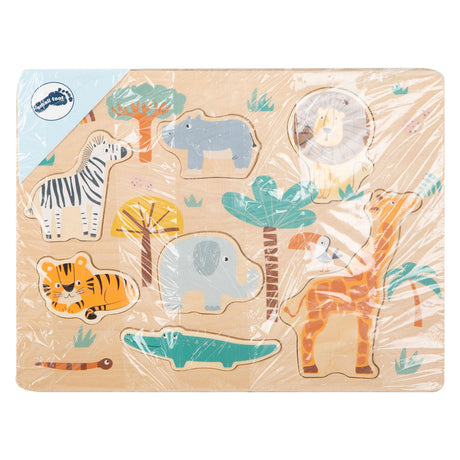 Small foot - safari puzzle en bois
