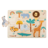 Small foot - safari puzzle en bois