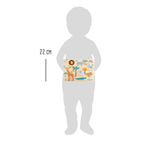 Small foot - safari puzzle en bois