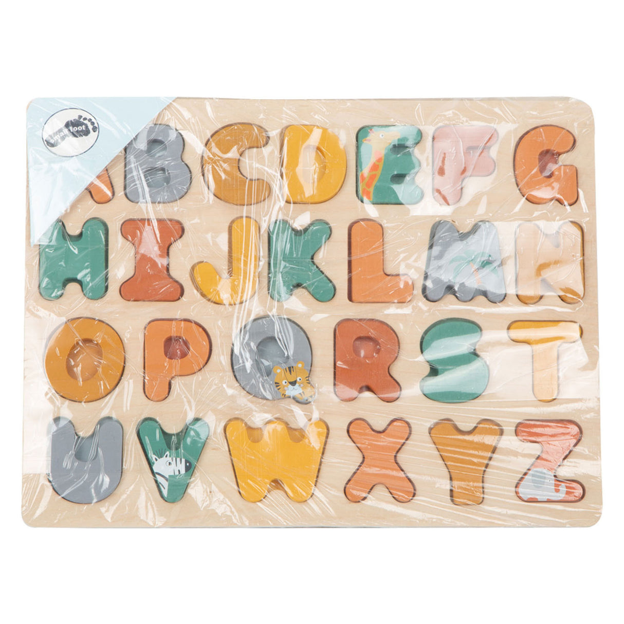 Safari puzzle alfabeto in legno