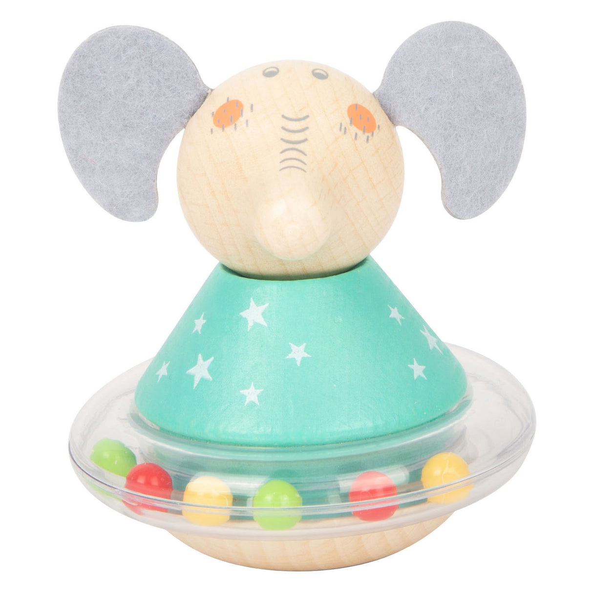Small foot - ours hochet en bois, par pièce