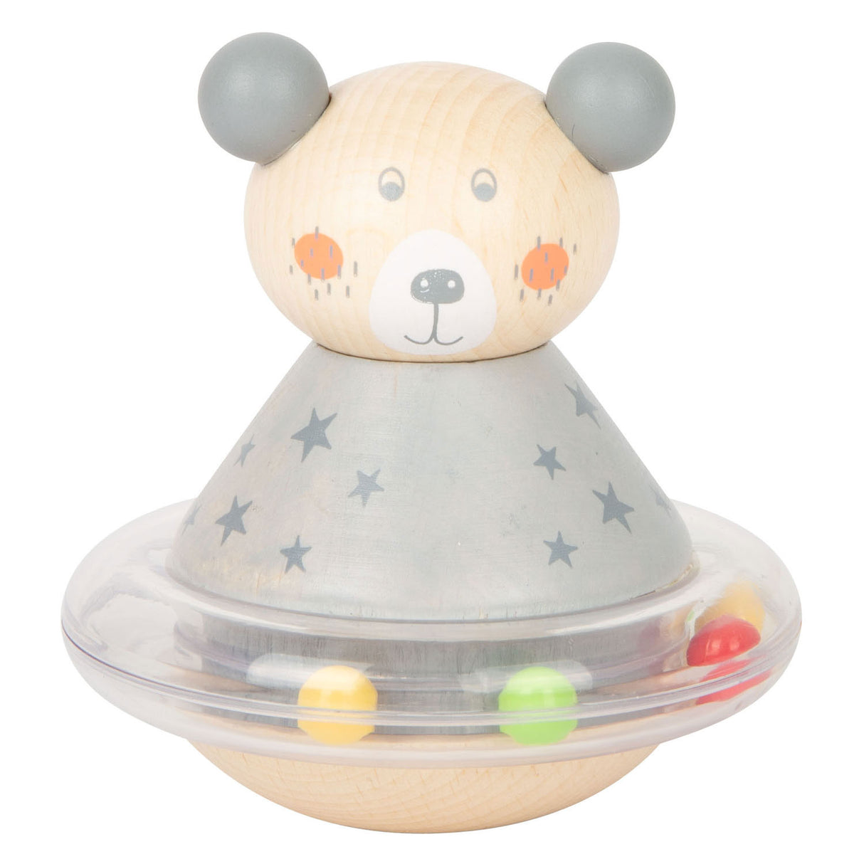 Small foot - ours hochet en bois, par pièce