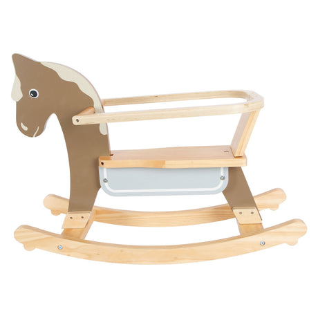 Small foot - cheval à bascule avec siège marron