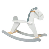 Small foot - cheval à bascule en bois skandi blanc