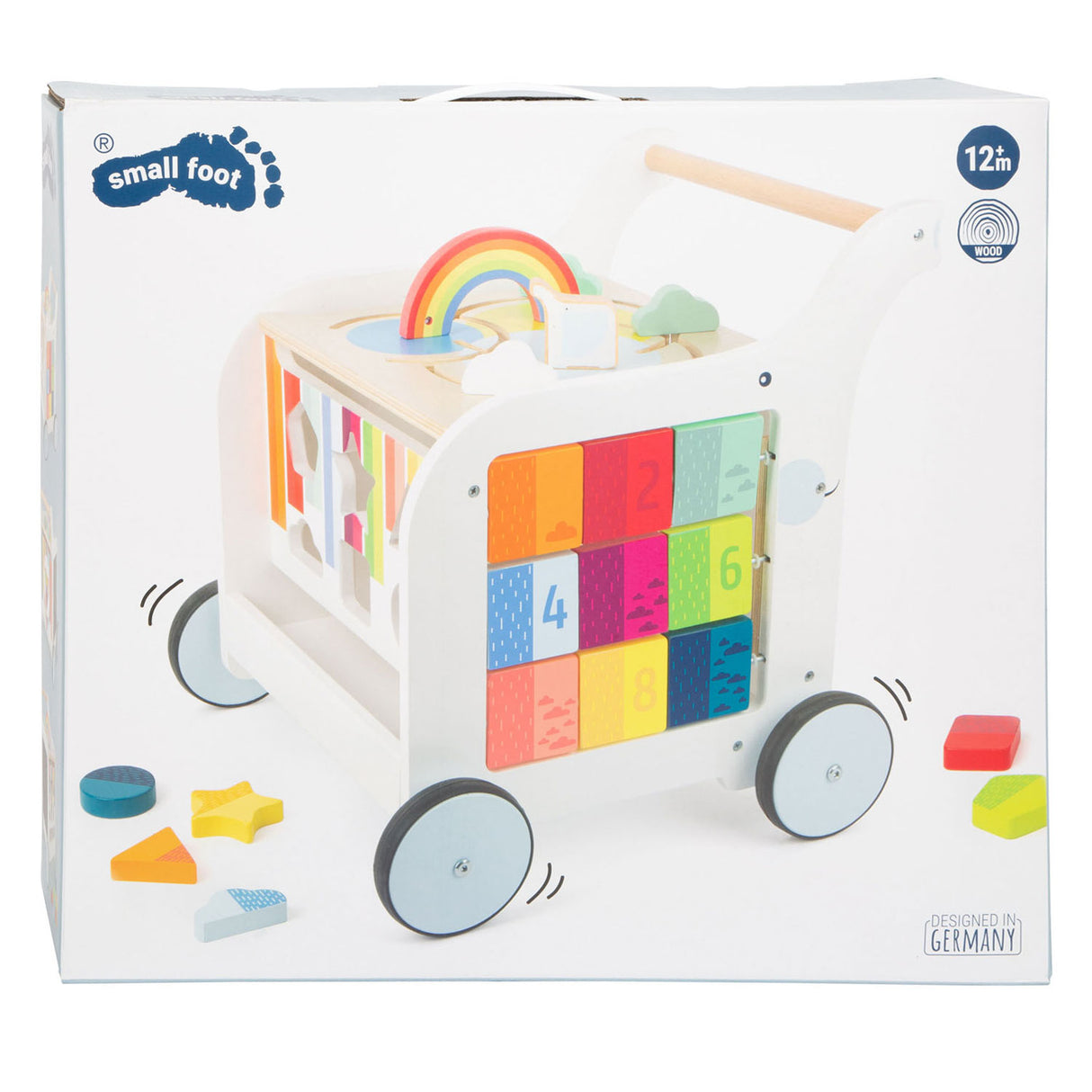 Small foot - trotteur en bois fleurs
