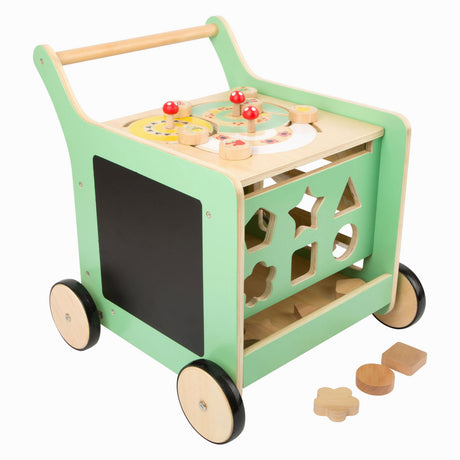 Small foot - centre d'activités trotteur en bois