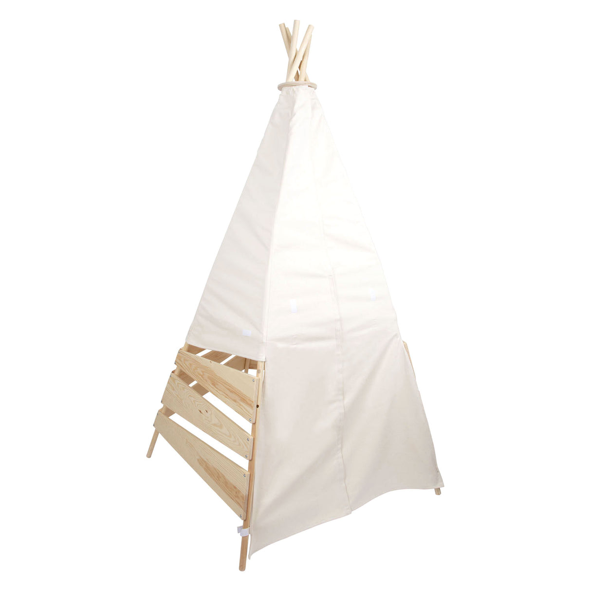 Petit pied - tente tipi en bois extérieur
