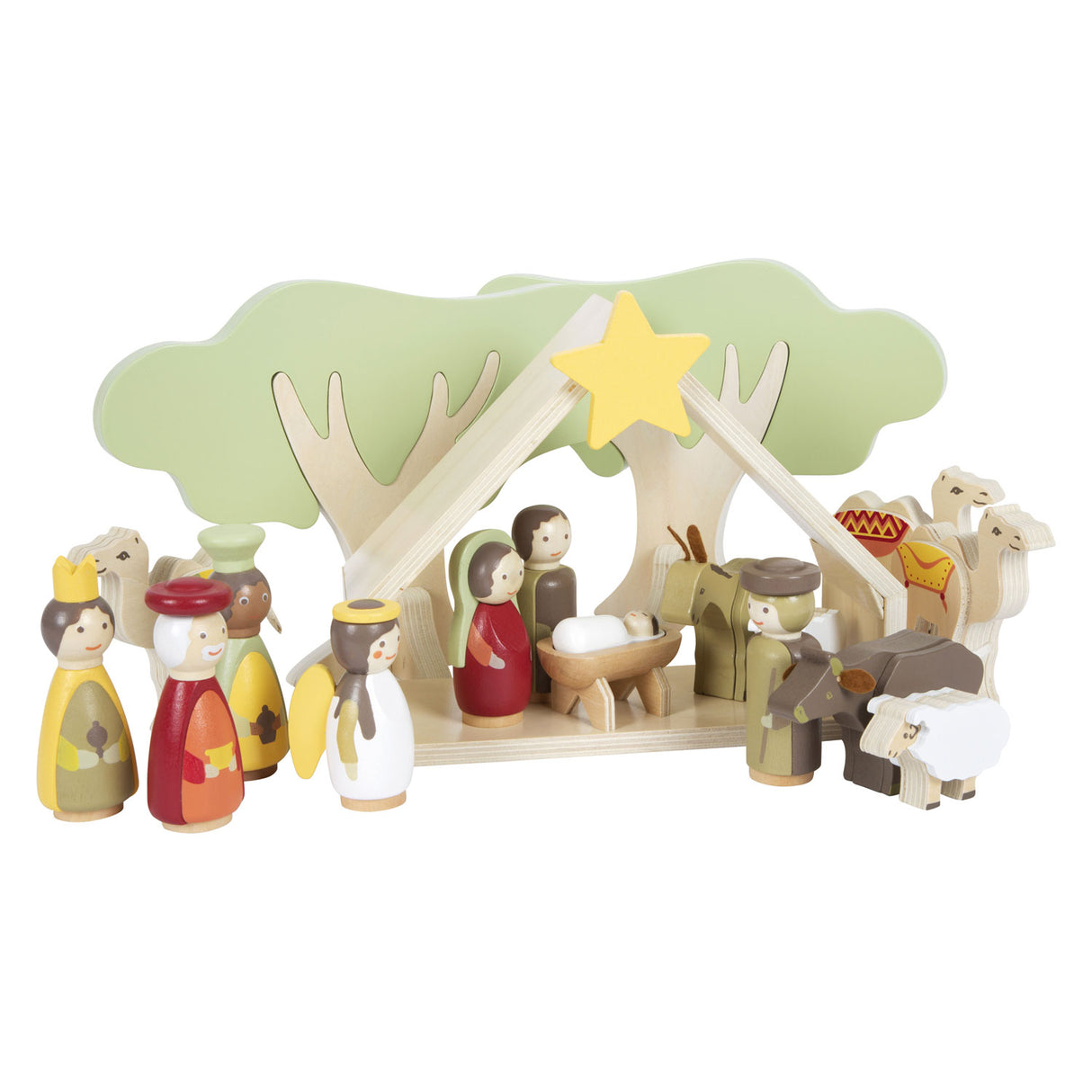 Small foot houten kerstkribbe speelset