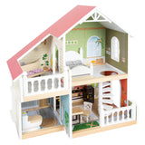 Small foot - maison de poupée villa urbaine en bois avec mobilier, 9 pièces.