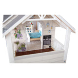 Small foot - maison de poupée villa urbaine en bois avec accessoires, 13 pcs.