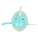 Small foot - jouet de bain baleine en bois à enrouler
