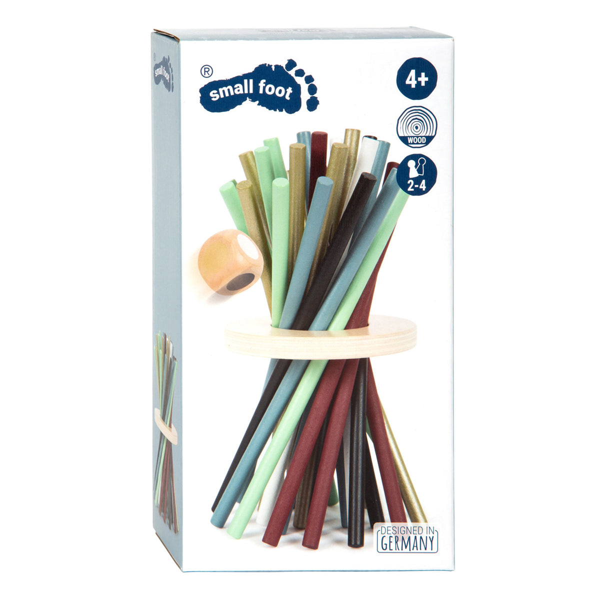 Small foot - jeu vertical mikado en bois édition or