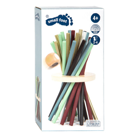 Small foot - jeu vertical mikado en bois édition or